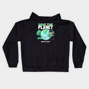 Save the Planet, Earth day Kids Hoodie